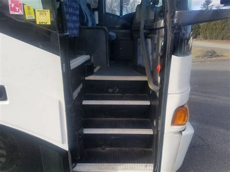43 Passenger Bathroom Coach Bus Michaels Limousines