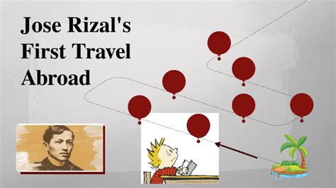 Jose Rizal S First Travel By JOHN SORVIDA