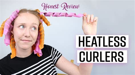 Trying Heatless Hair Curlers It Worked But Does It Look Good