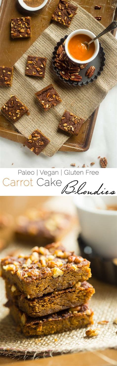 Leopard mouse, cheese treats, naps dislikes: Gluten Free Vegan Carrot Cake Blondies {Paleo} | Food ...