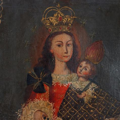Two Unframed Spanish Colonial Paintings