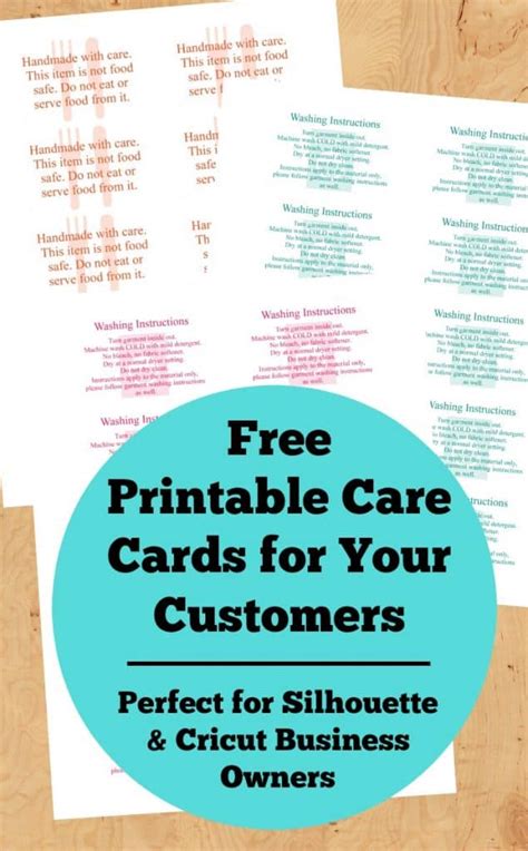 Free Printable Care Tubbler Care Card Qustwant