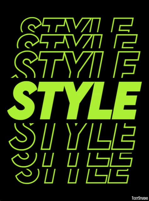 Style Text Effect And Logo Design Word Textstudio