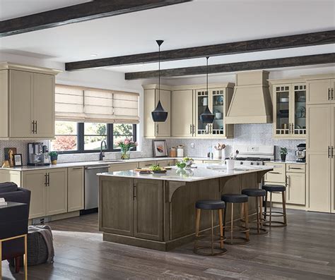 You're usually faced with two choices: Off White Shaker Kitchen Cabinets - MasterBrand