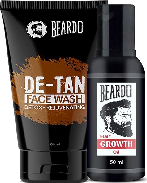 Beardo Beard Hair Growth Oil Ml And De Tan Facewash For Men