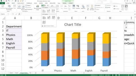 Easy Excel Tutorial Simple Excel Charts 16 Youtube