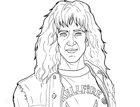 37+ stranger things coloring pages eddie