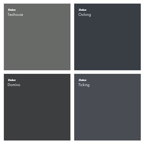 Dulux Sample Colour Sticker Dark Greys Colour Samples Bunnings Australia