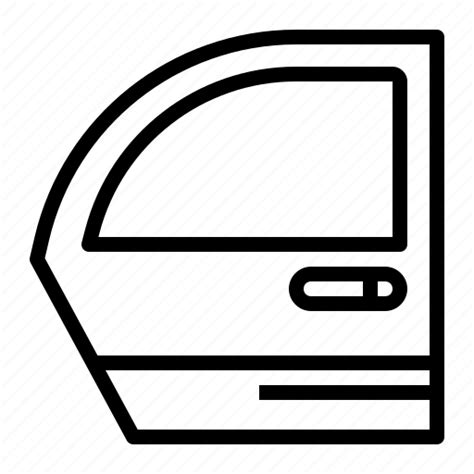 Car Door Open Icon