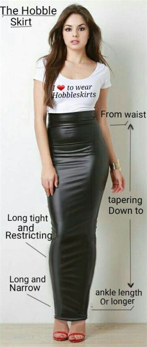 Skirt Black Tight Hobble Hobble Skirt Hobble Dress Leather Dresses