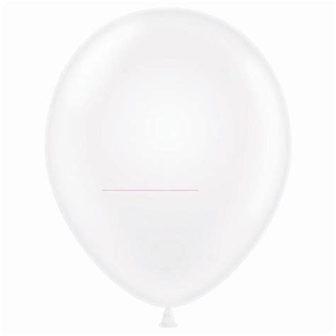 17 Standard White Balloons