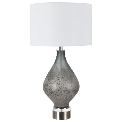 Crestview Collection Moody Blown And Carved Glass Table Lamp Great American Home Store Tn And Ms