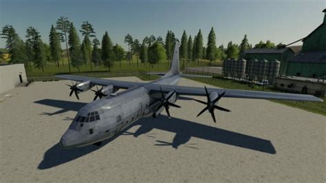 C 130 Cargo Plane V 10 Fs19 Mods Farming Simulator 19 Mods
