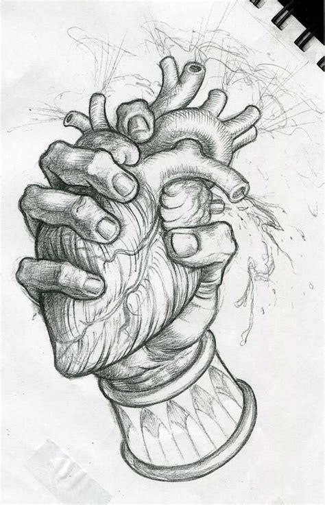 Heart In Hand Art Drawings Sketches Creative Meaningful Drawings
