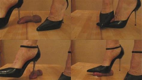 metalspikes2 high heel cock and ball trample clips4sale