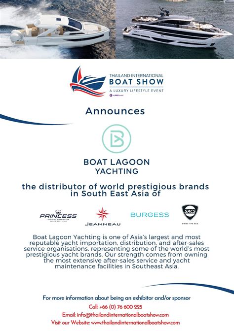 Boat Lagoon Yachting Joins The Thailand International Boat Show A