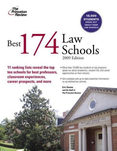 Download Free Best 174 Law Schools 2009 Edition Graduate School