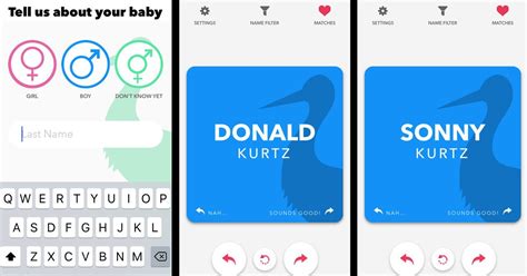 One of them will last a lifetime. I Love the App Kinder, Tinder for Baby Names
