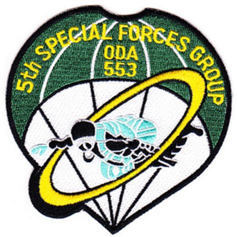Oda 553 Patch United States Army C Co 1st Battalion Special Forces