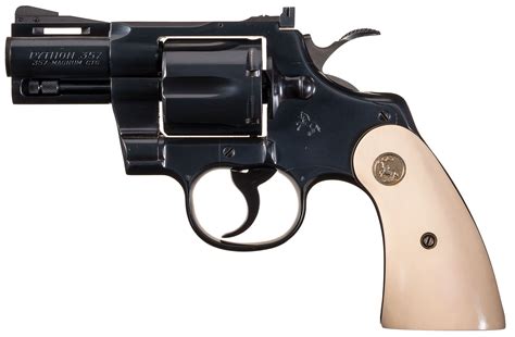 Colt Python Double Action Revolver With Desirable 2 12 Inch Bar Rock