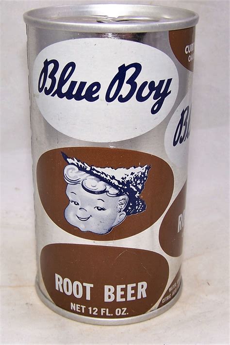 Lot Detail Blue Boy Tab Top Root Beer Canzip Code Can