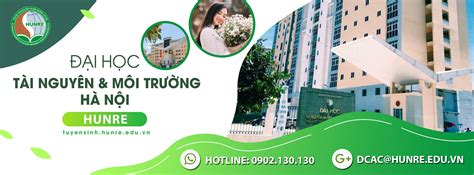 Trường Đại Học Tài Nguyên Và Môi Trường Hà Nội Thông Báo Đăng Ký Tuyển Sinh Đại Học Trực Tuyến