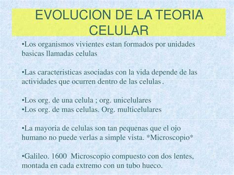 Evolucion De La Teoria Celular Images And Photos Finder