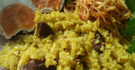 Nasi briyani adalah sejenis sajian nasi rempah dengan potongan daging kambing, sapi, maupun ayam. 86 resep nasi briyani enak dan sederhana - Cookpad
