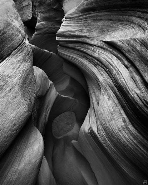 Slotted Arch And Patterns Grand Staircase Escalante National Monument