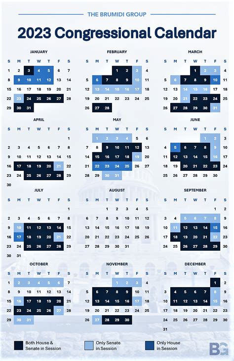 2023 House And Senate Calendar