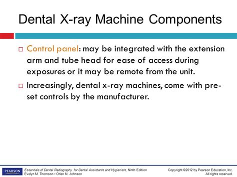 The Dental X Ray Machine Components And Functions Ppt Video Online