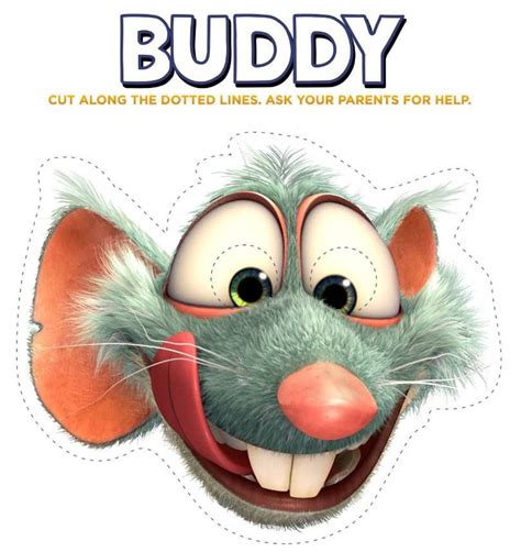 53 mulan pictures to print and color. Un masque de Buddy pour nos enfants! | The nut job ...