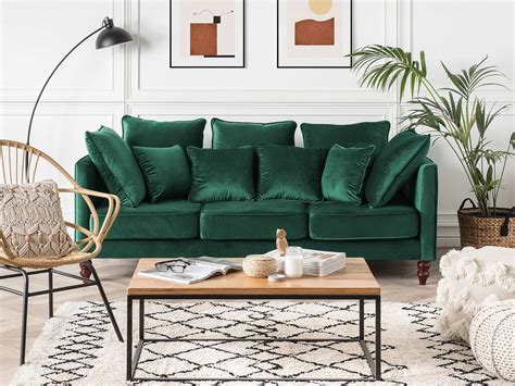 10 Green Velvet Couch Living Room