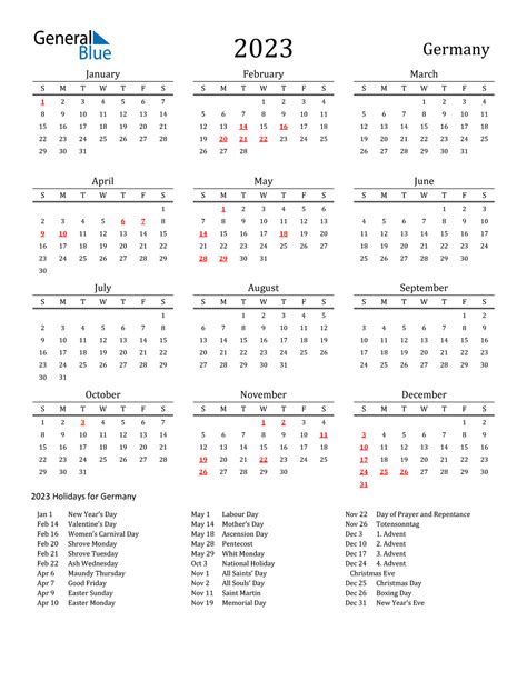 2023 Calendar Printable With Holidays Free Printable Online