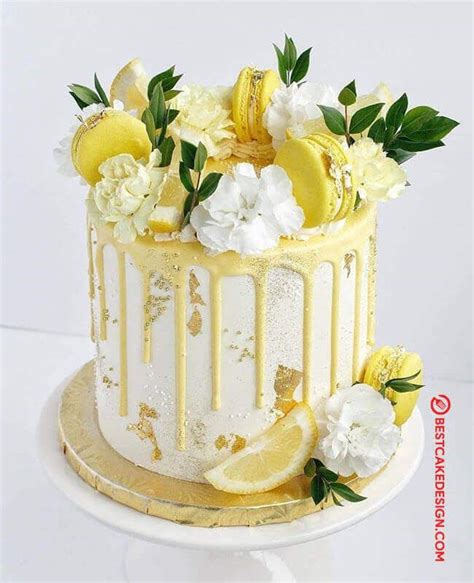 50 Lemon Cake Design Cake Idea March 2020 Lemon Birthday Cakes
