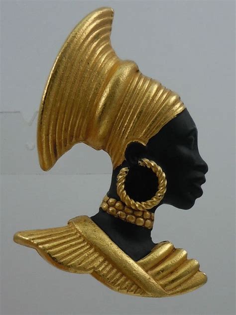 Askew London Blackamoorqueen Brooch Jewelry Art African Jewelry