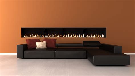 Linear Fireplaces Modern And Frameless Flare Fireplaces