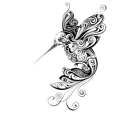 Download Hummingbird, Mandala, Zentangle, Animal, Tattoo, Silhouette, SVG, Graphic, Illustration, Vector ...