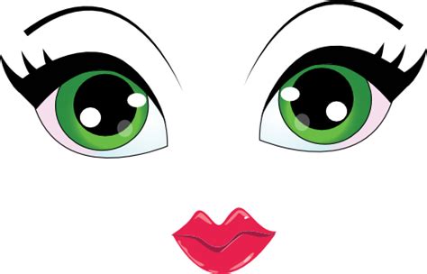 Pretty Face Smiley Emoticon Girl Cartoon Eyes Png 512x329 Png