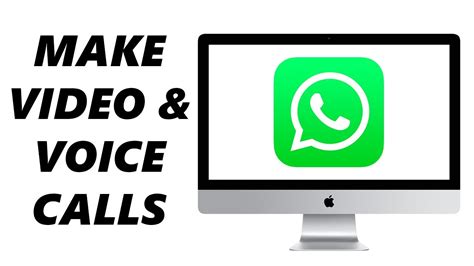 How To Make Whatsapp Video Calls On Pc Youtube