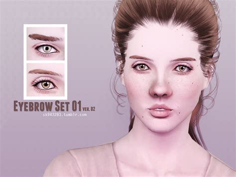 My Sims 3 Blog Eyebrow Set 01 By Sk Sims