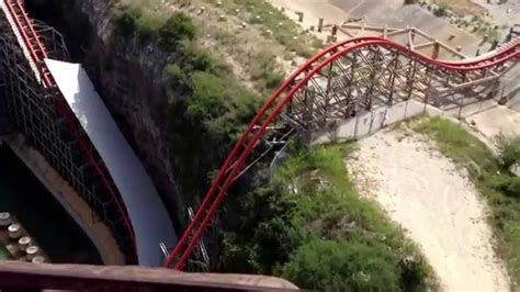 Iron rattler is a steel roller coaster located in crackaxle canyon at six flags fiesta texas. Iron Rattler FRONT SEAT POV Six Flags Fiesta Texas 2014 ...