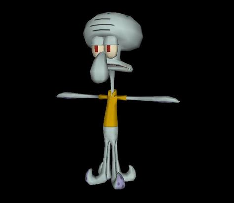 Squidward T Pose Blank Template Imgflip