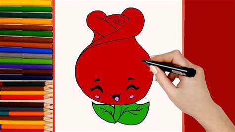 Como Dibujar Una Rosa Kawaii Easy Drawings Dibujos Faciles Porn Sex