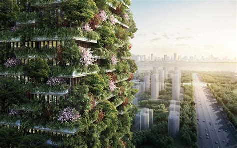 A Vertical Forest Architects Propose Skyscrapers Covered In Trees To