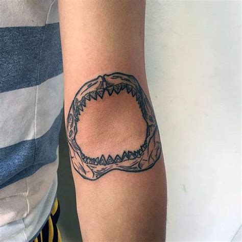 60 Shark Jaw Tattoo Designs For Men A Bite Of Ink Ideas Shark Jaws