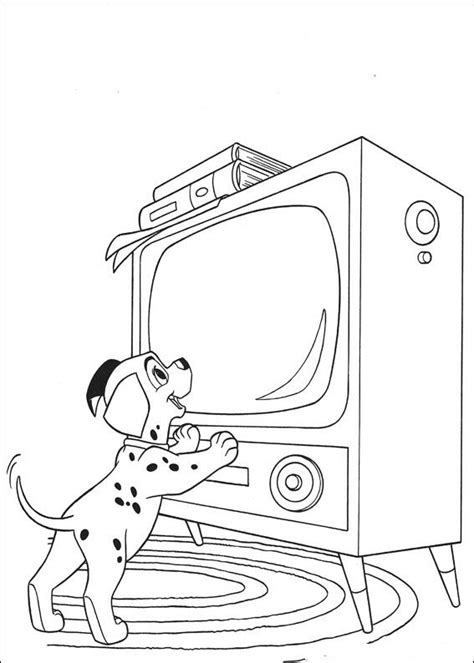 kleurplaten en zo » Kleurplaten van 101 dalmatiers