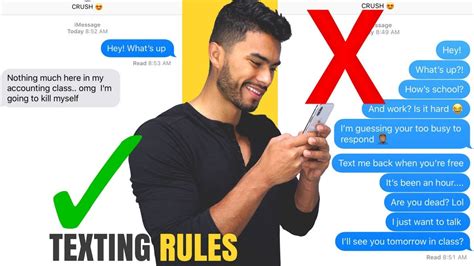 12 Texting Rules Every Guy Should Know Youtube