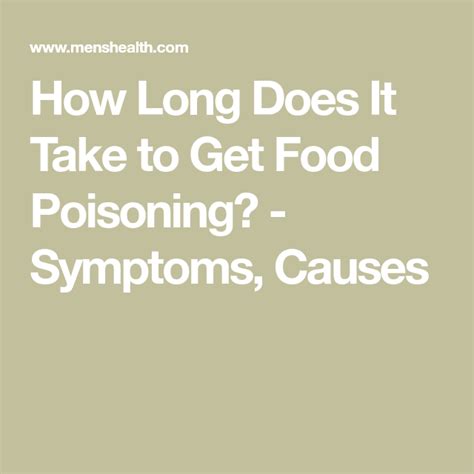 While you're sick, though, it's important to take proper care of yourself and monitor your illness' severity. How Long Does It Actually Take to Get Food Poisoning From ...