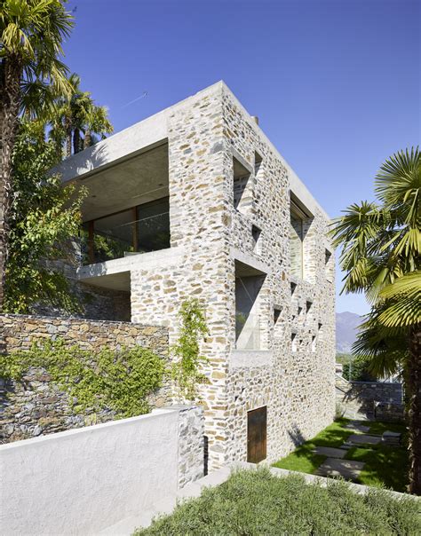 Modern Stone House Design